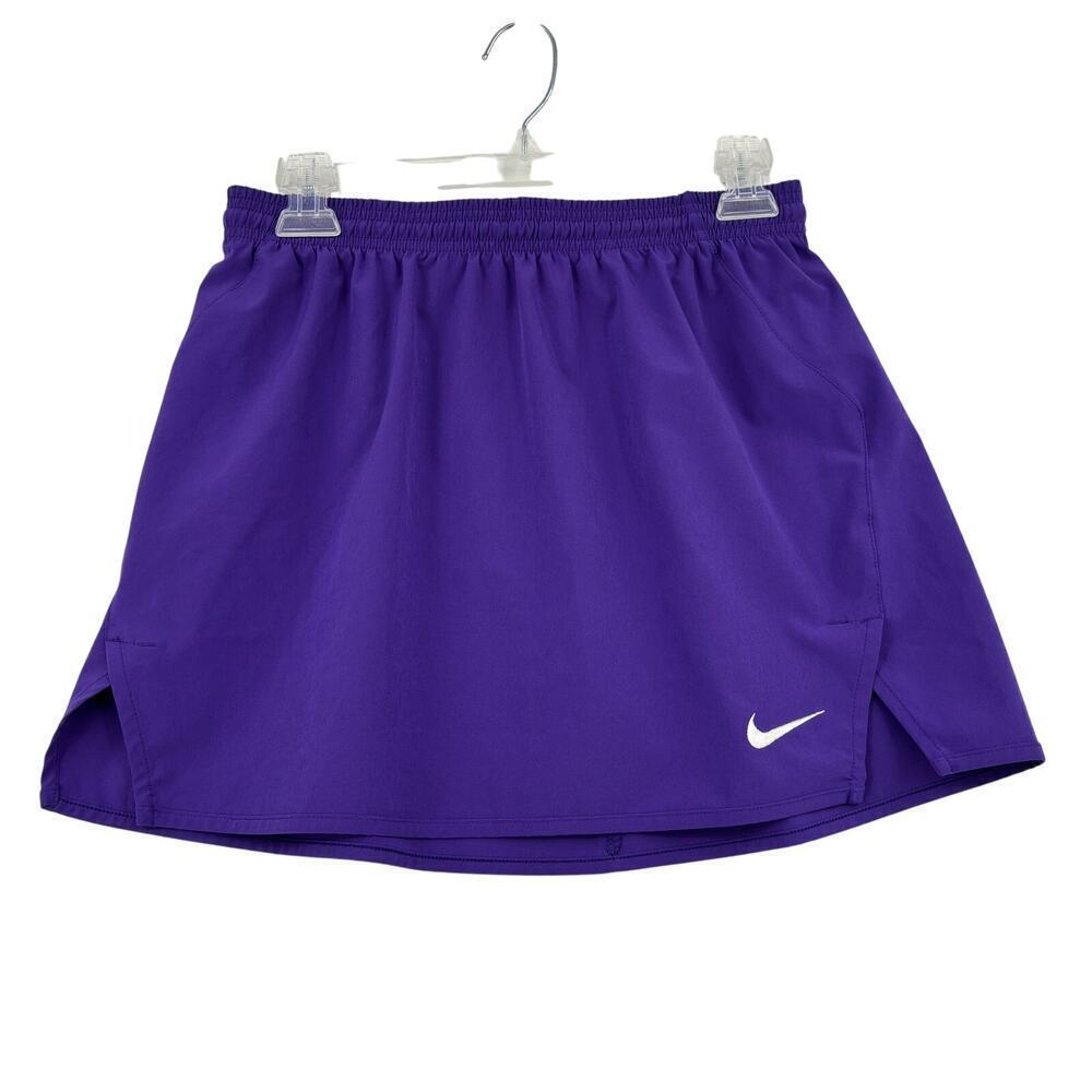 Nike Skirt Women's Size M Purple Pull On Drawstring Elastic Waist Stretch